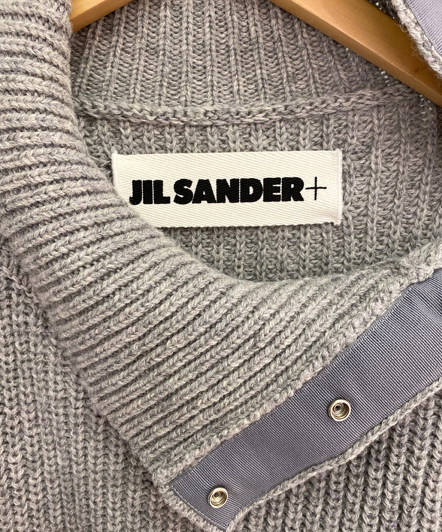 JIL SANDER (ジルサンダー) タートルネックニット グレー サイズ:M