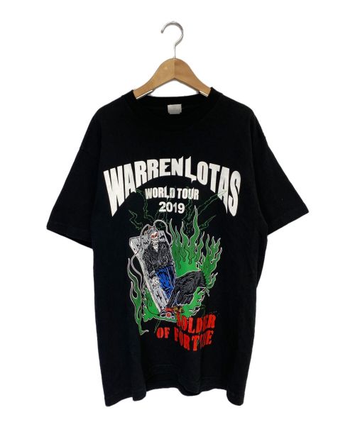 Warren Lotas (ウォーレンロータス) World Tour print T-shirt ブラック サイズ:M