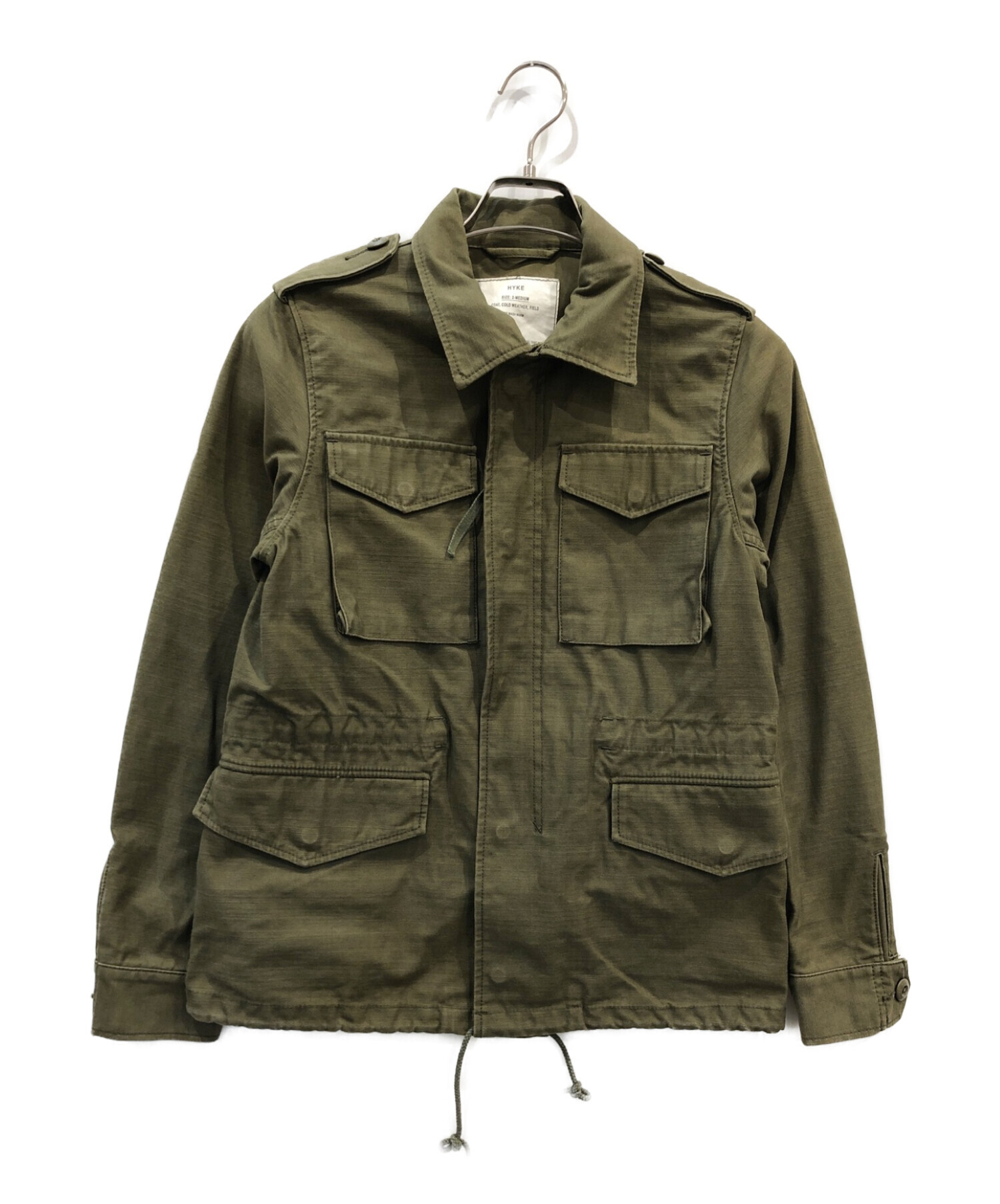 動きをウクライナ侵攻 新品 HYKE M-51 united arrows 別注 フィールド