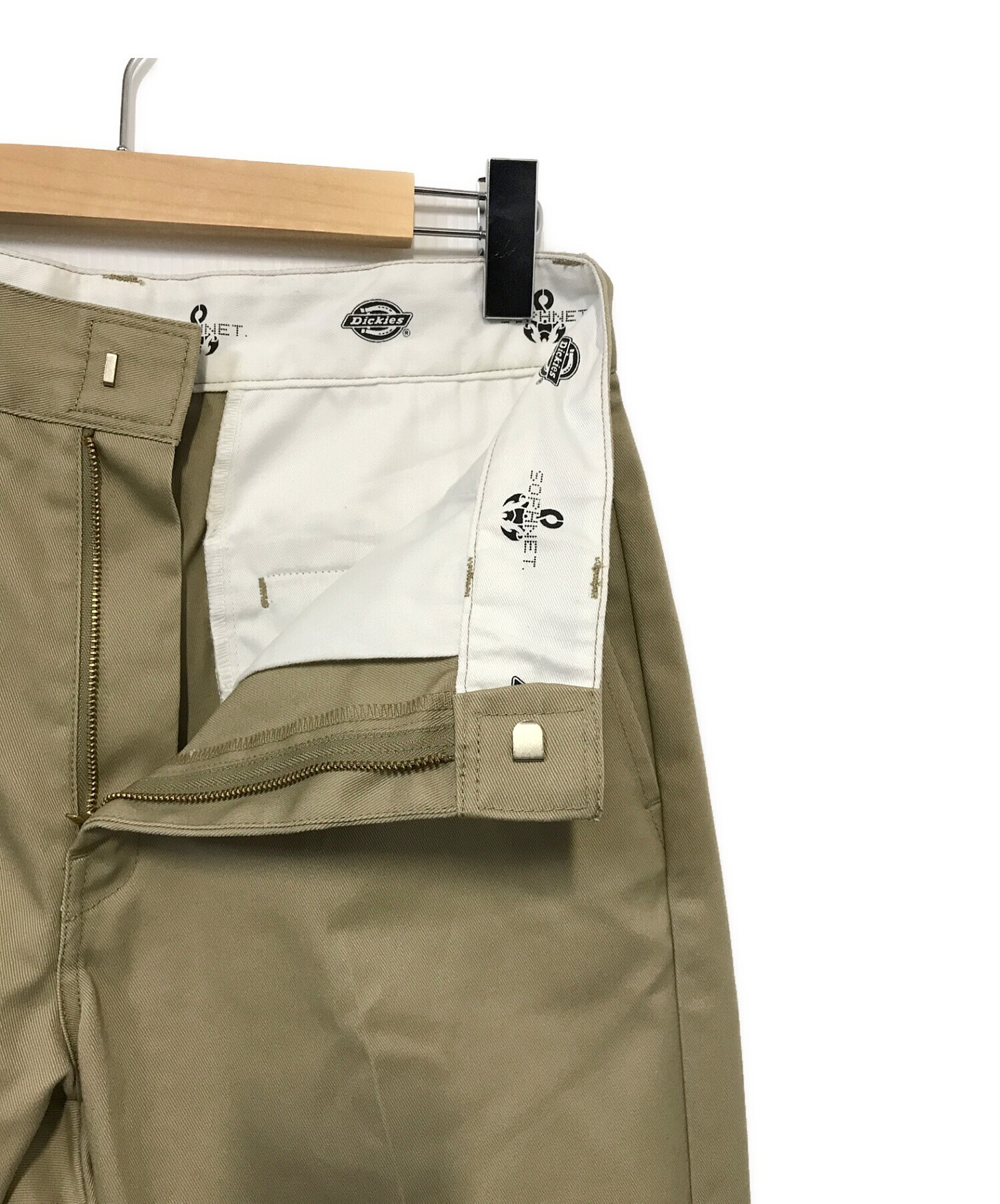 SOPHNET.×Dickies (ソフネット×ディッキーズ) DICKIES WIDE TAPERED PANTS ベージュ サイズ:S