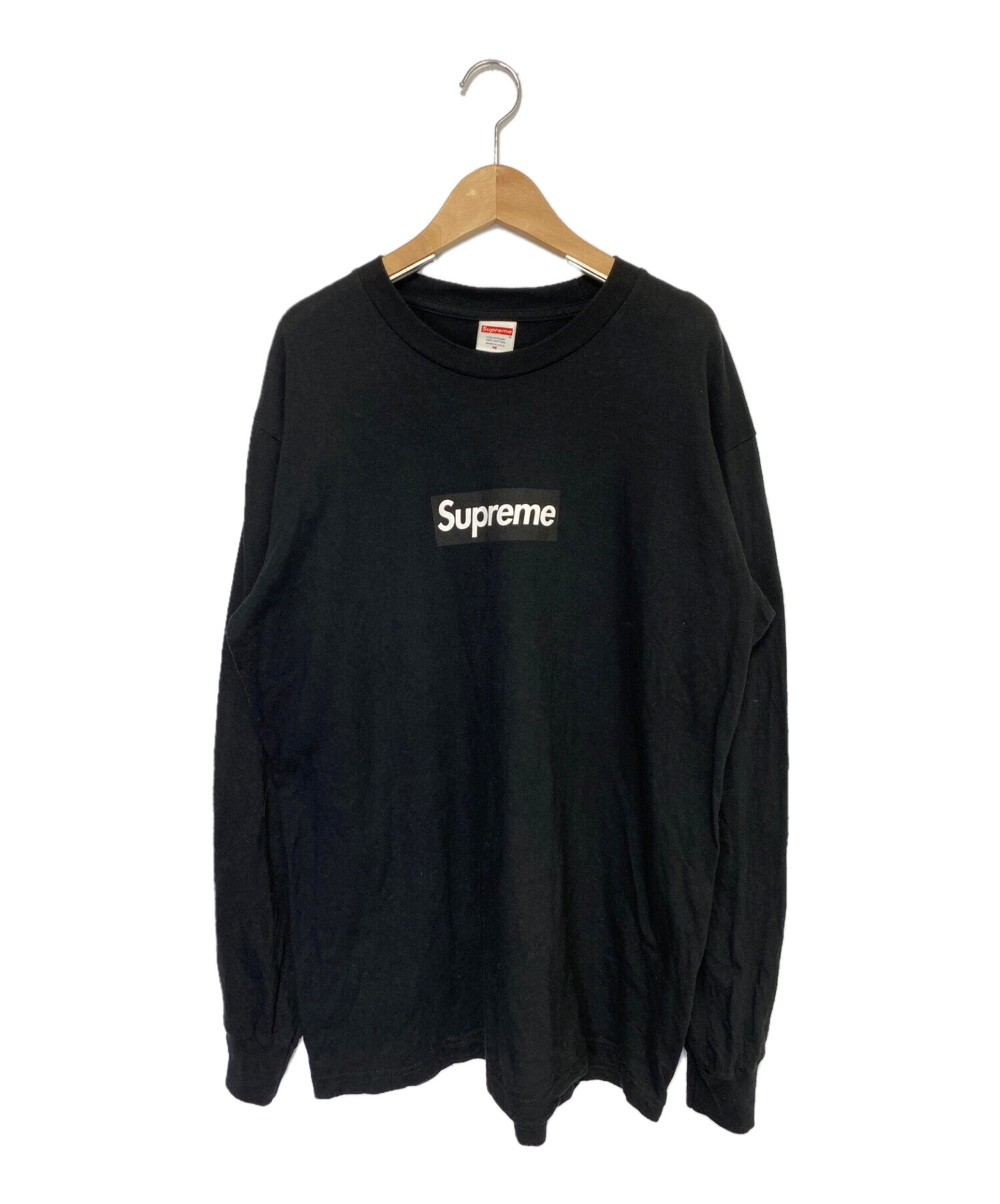 中古・古着通販】SUPREME (シュプリーム) Box Logo L/S Tee ブラック