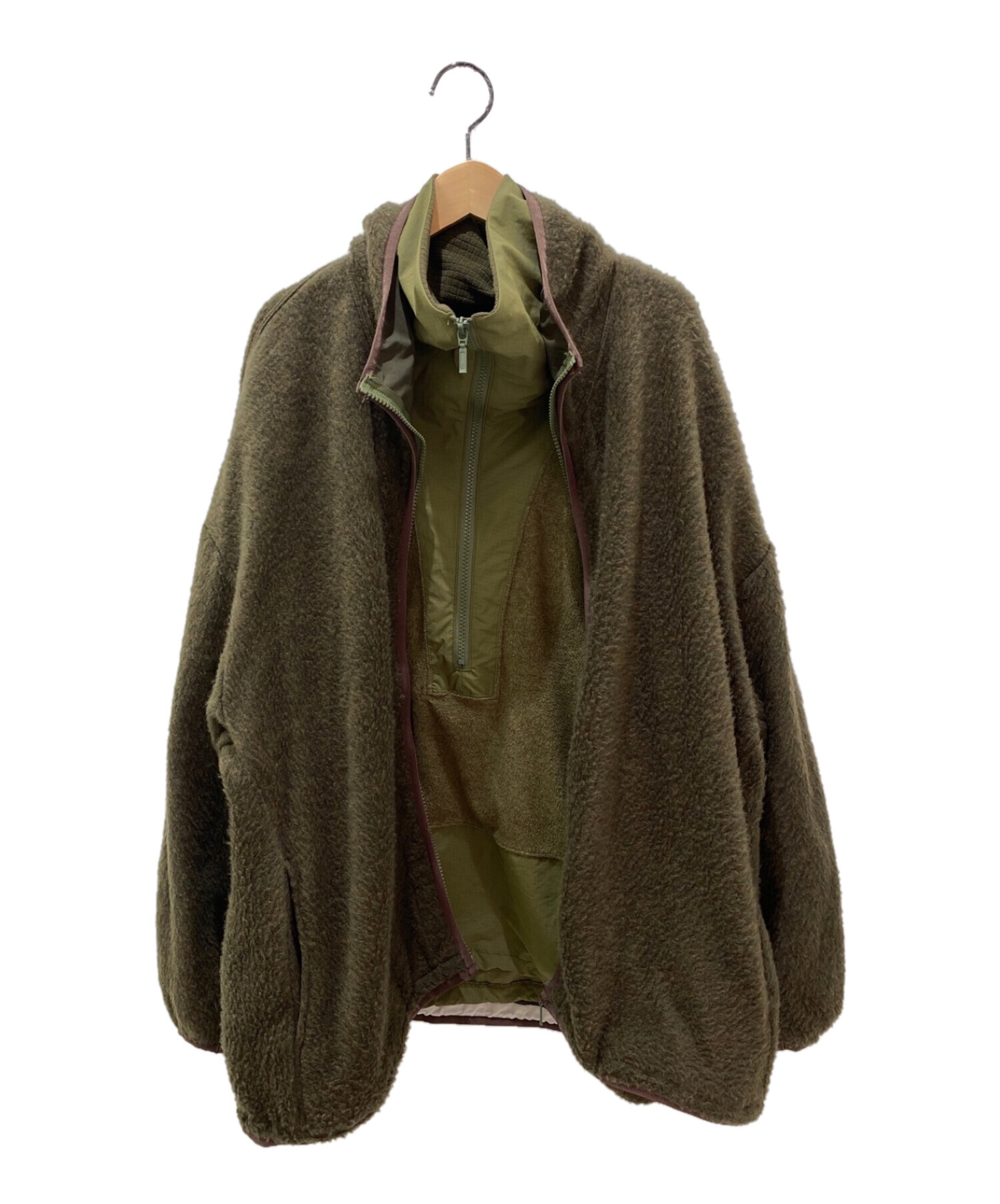 DEUXIEME CLASSE (ドゥーズィエム クラス) combination fleece カーキ サイズ:-