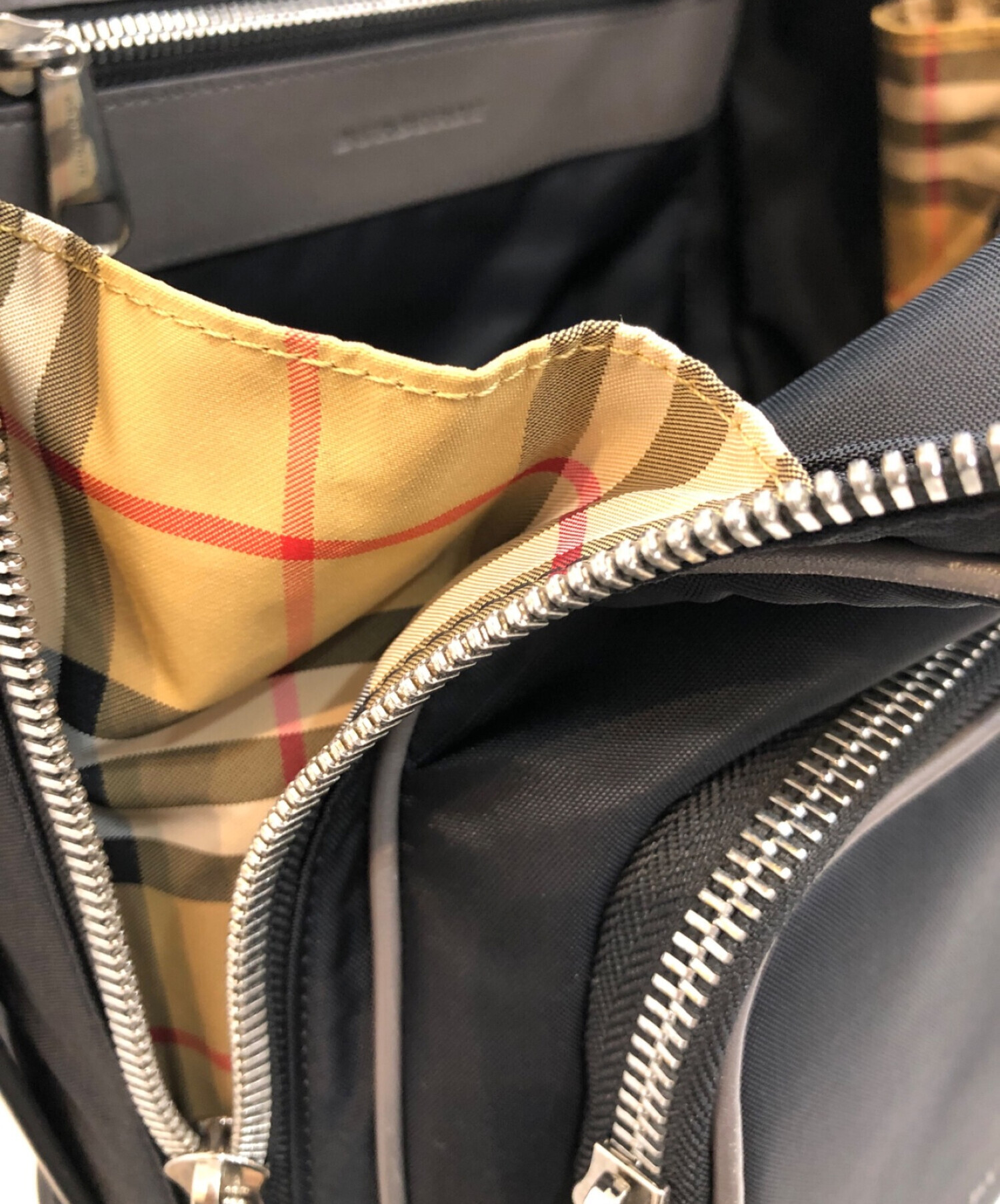 BURBERRY (バーバリー) 2WAYリュック ネイビー