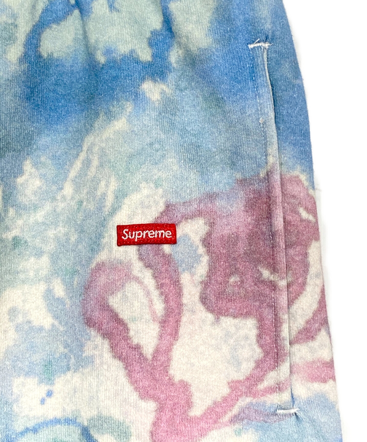 SUPREME (シュプリーム) Small Box Sweatshort Multi ブルー×ピンク サイズ:L