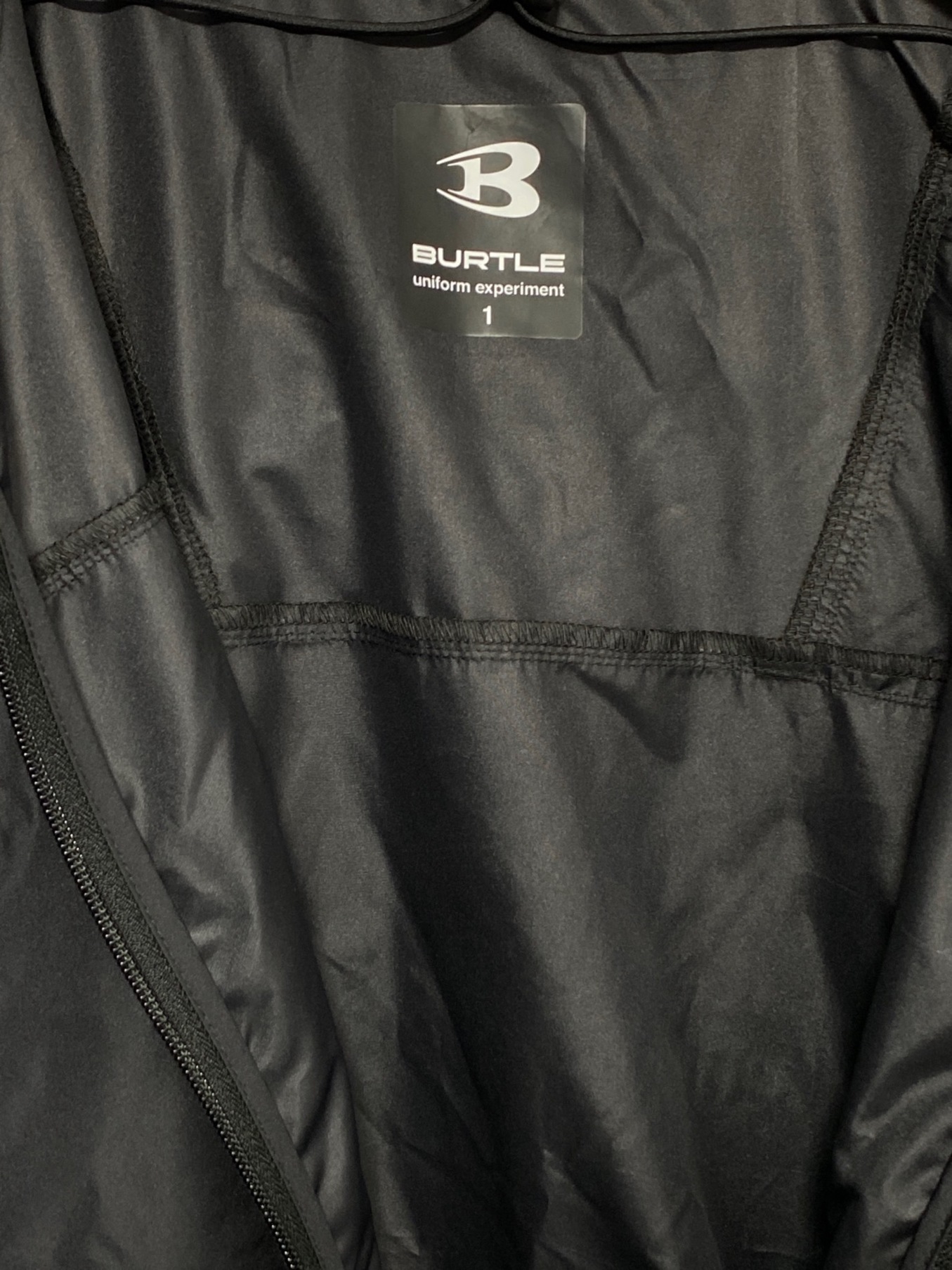 uniform experiment (ユニフォームエクスペリメント) BURTLE AIR CRAFT BLOUSON ブラック サイズ:Ｍ