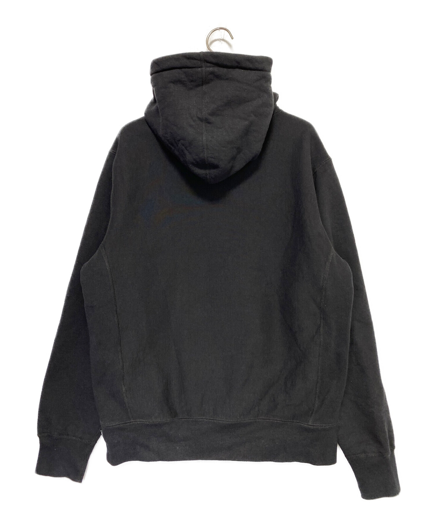 スウェットスエット黒 M supreme arc logo hooded sweatshirt