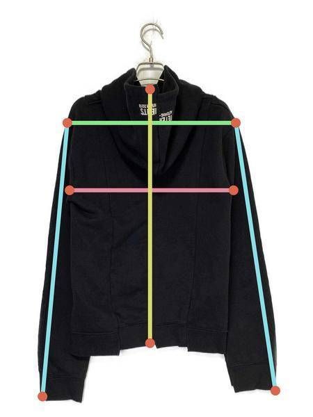 中古・古着通販】VETEMENTS (ヴェトモン) アントワープ再構築パーカー ブラック サイズ:XS｜ブランド・古着通販  トレファク公式【TREFAC FASHION】スマホサイト