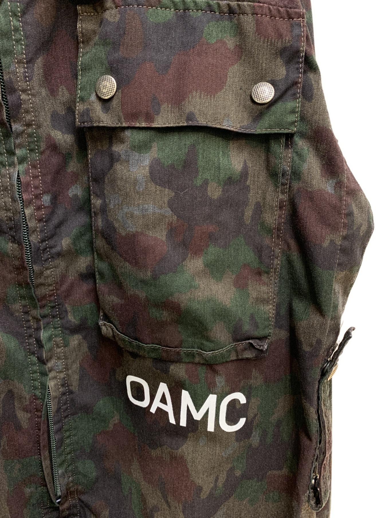 OAMC (オーエーエムシー) PEOPLE FOR PEACE ブラウン×ボルドー サイズ:L