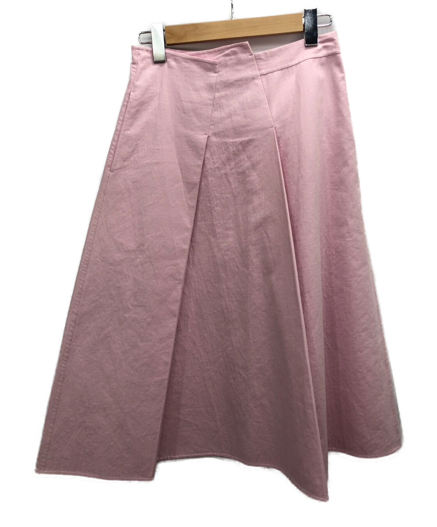 Drawer (ドゥロワー) アシンメトリースカート ピンク サイズ:36