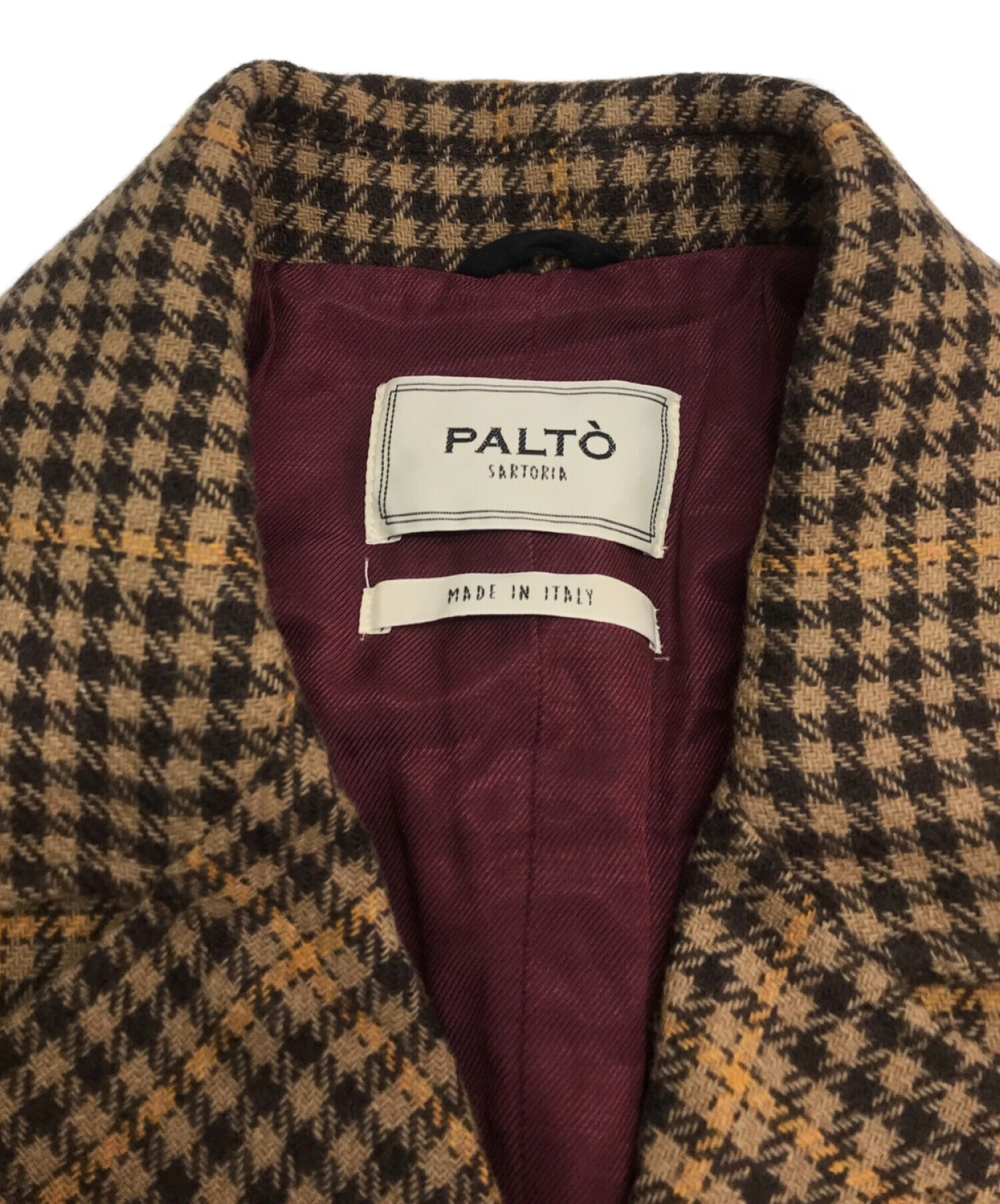 イタリアブランド PALTO パルト チェスターコート メンズ 48