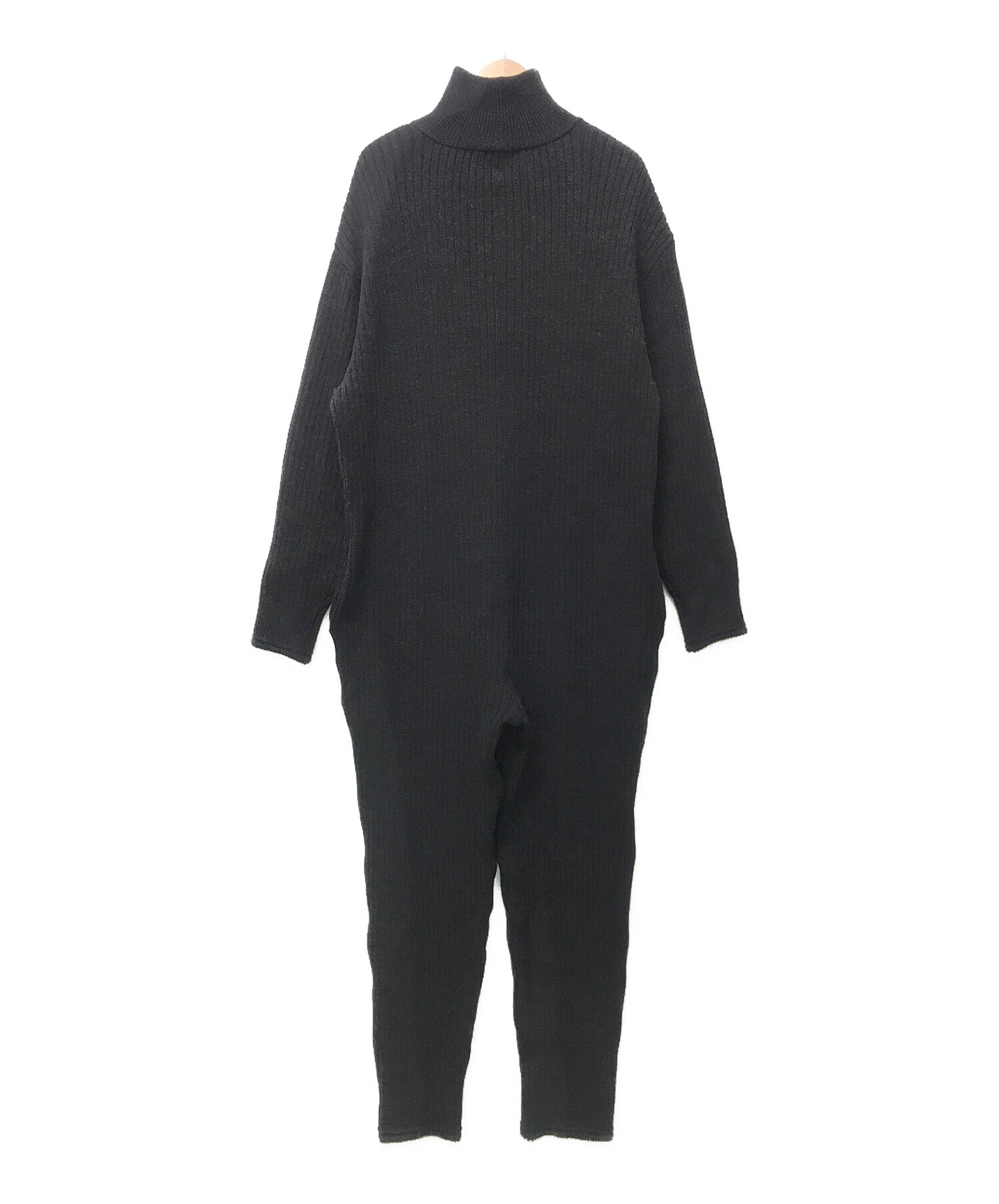 pelleq Twill cotton jump suit black ペレック - パンツ