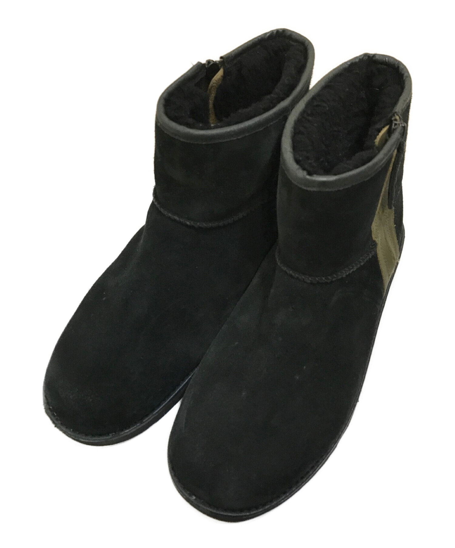 中古・古着通販】UGG (アグ) ムートンブーツ ブラック サイズ:28cm