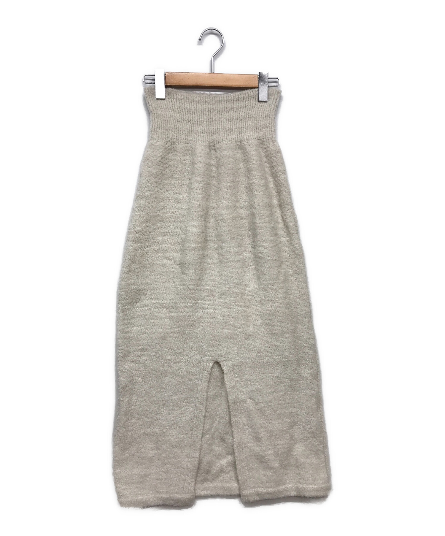 her lip to:Textured Wool-blend Two Piece