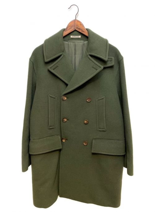 中古・古着通販】AURALEE (オーラリー) BEAVER MELTON P-COAT グリーン