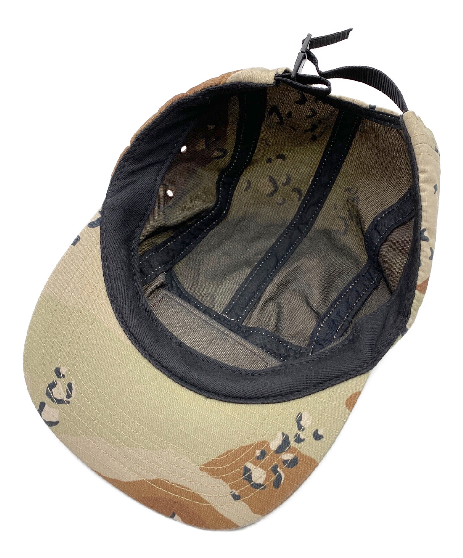 SUPREME (シュプリーム) Chip Camo Camp Cap ブラウン サイズ:-