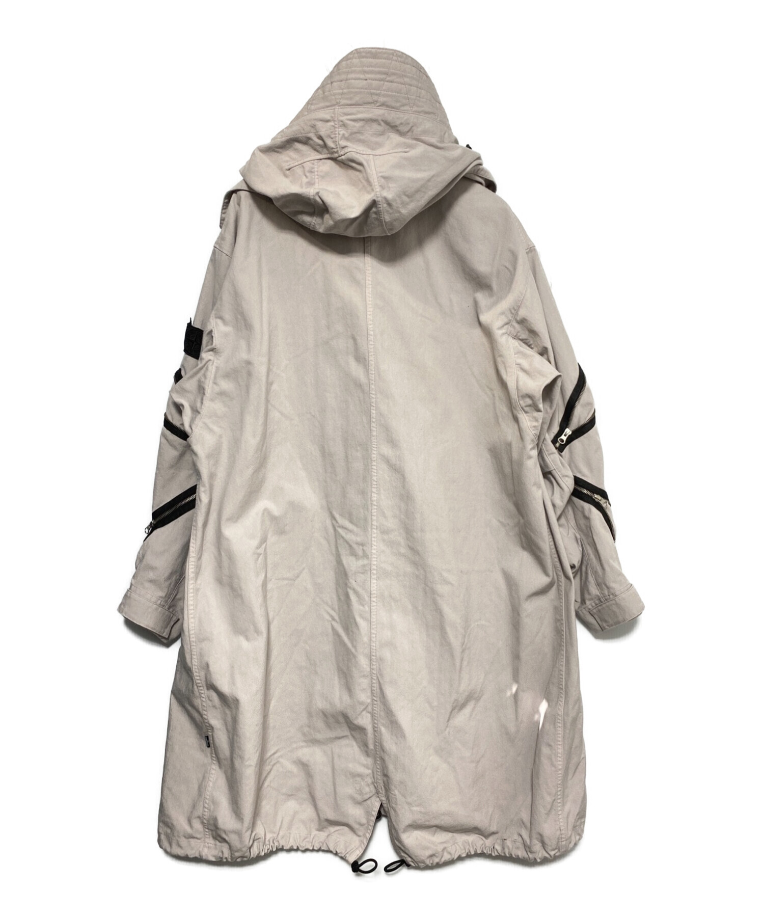 STONE ISLAND (ストーンアイランド) M65 Fishtail Parka ライトグレー サイズ:XL