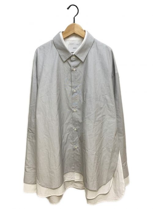 中古・古着通販】stein (シュタイン) OVERSIZED 4LAYERED SHIRT グレー