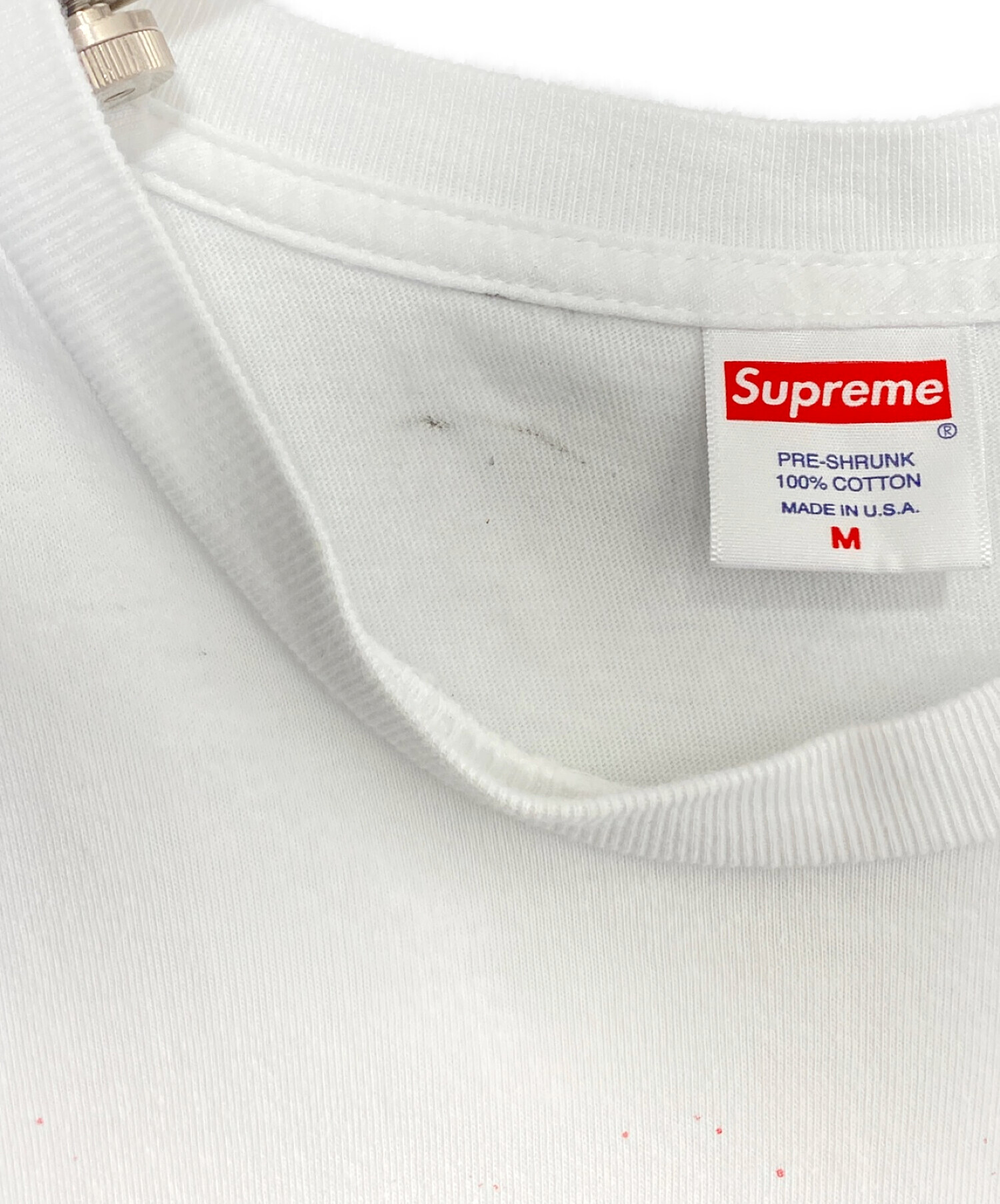 SUPREME (シュプリーム) Paint Logo Tee ホワイト サイズ:M