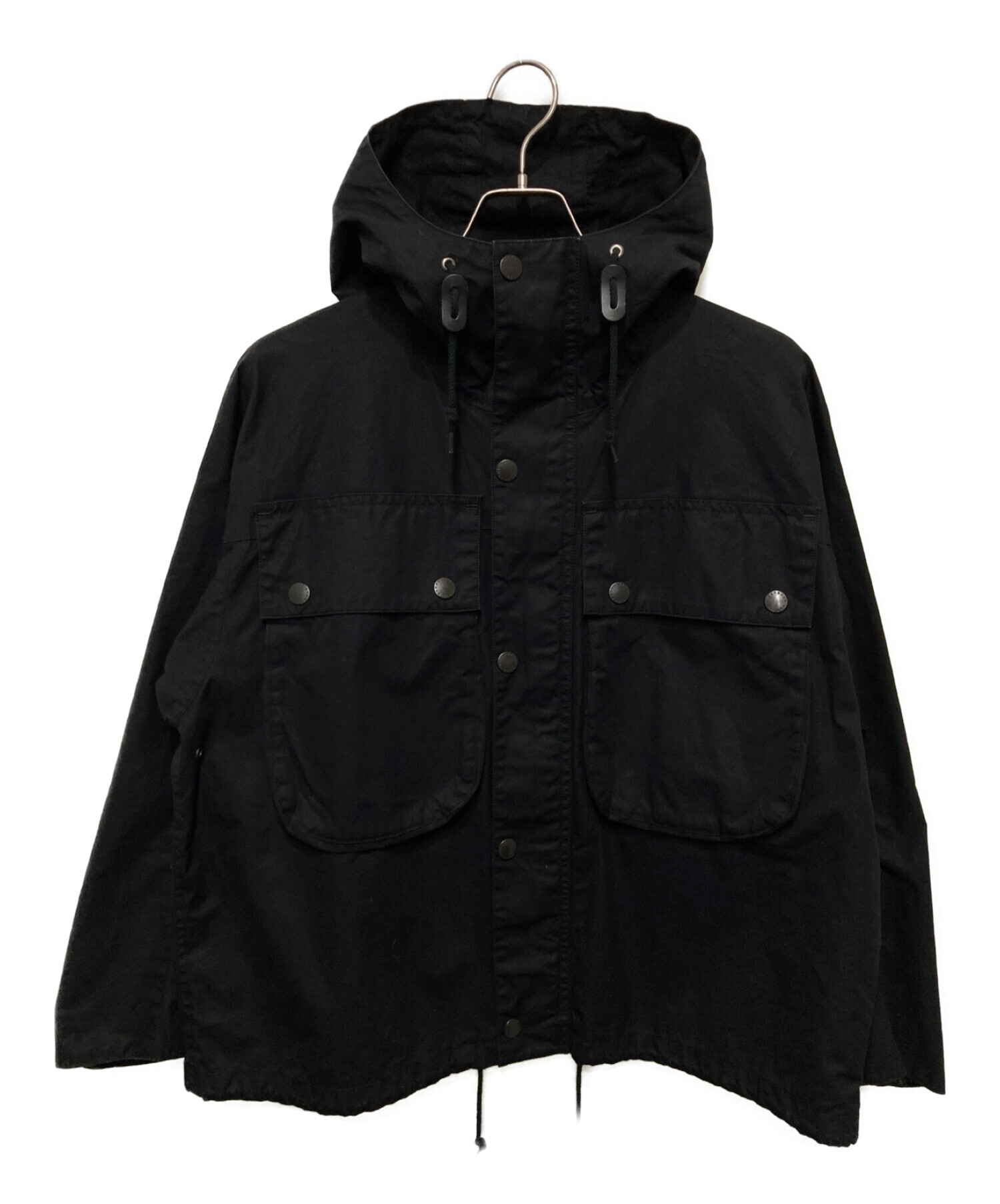 純正最安価格 Barbour × kaptain sunshine ショートパーカー 黒