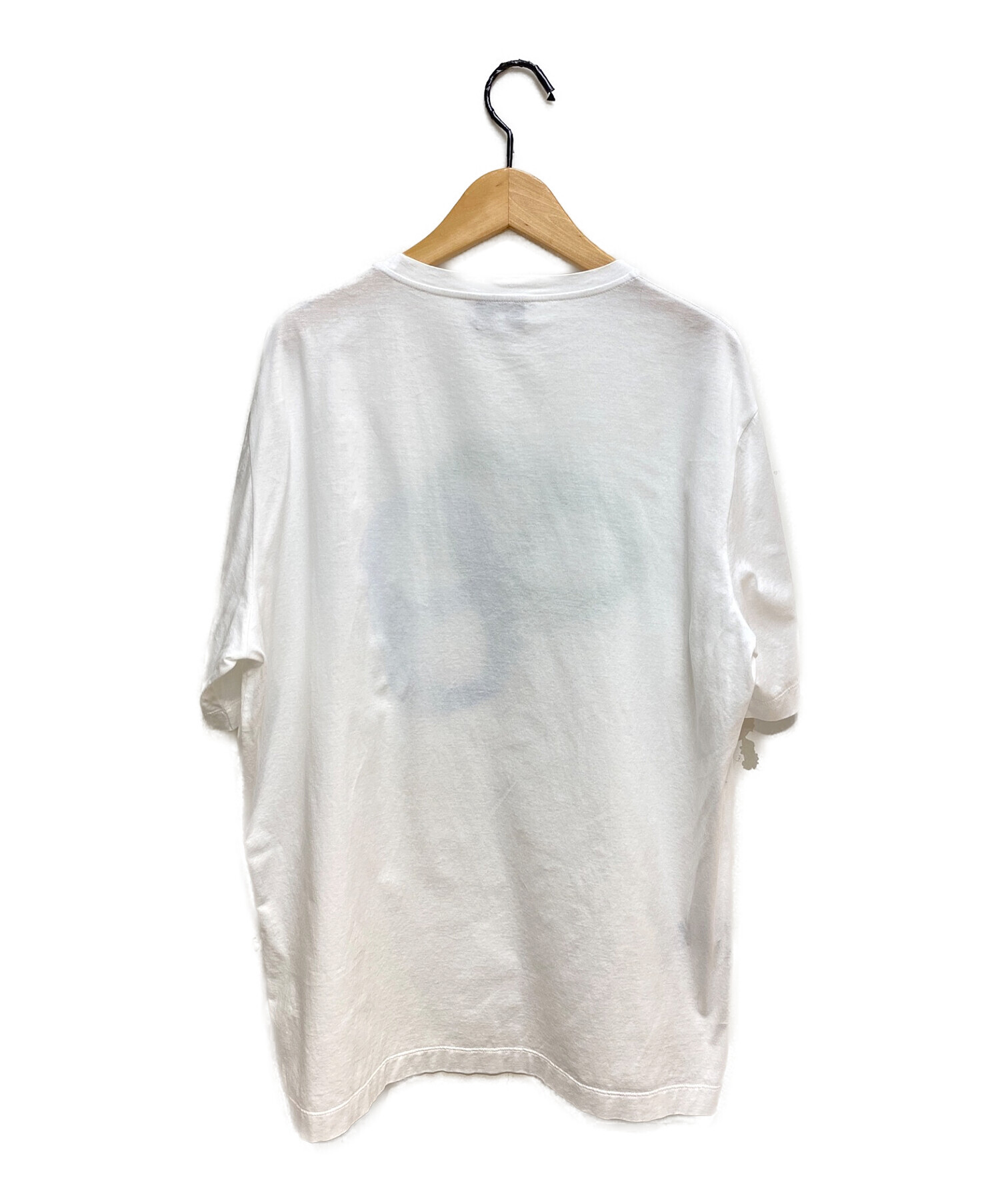 HERMES (エルメス) プリントTシャツ ホワイト サイズ:XL