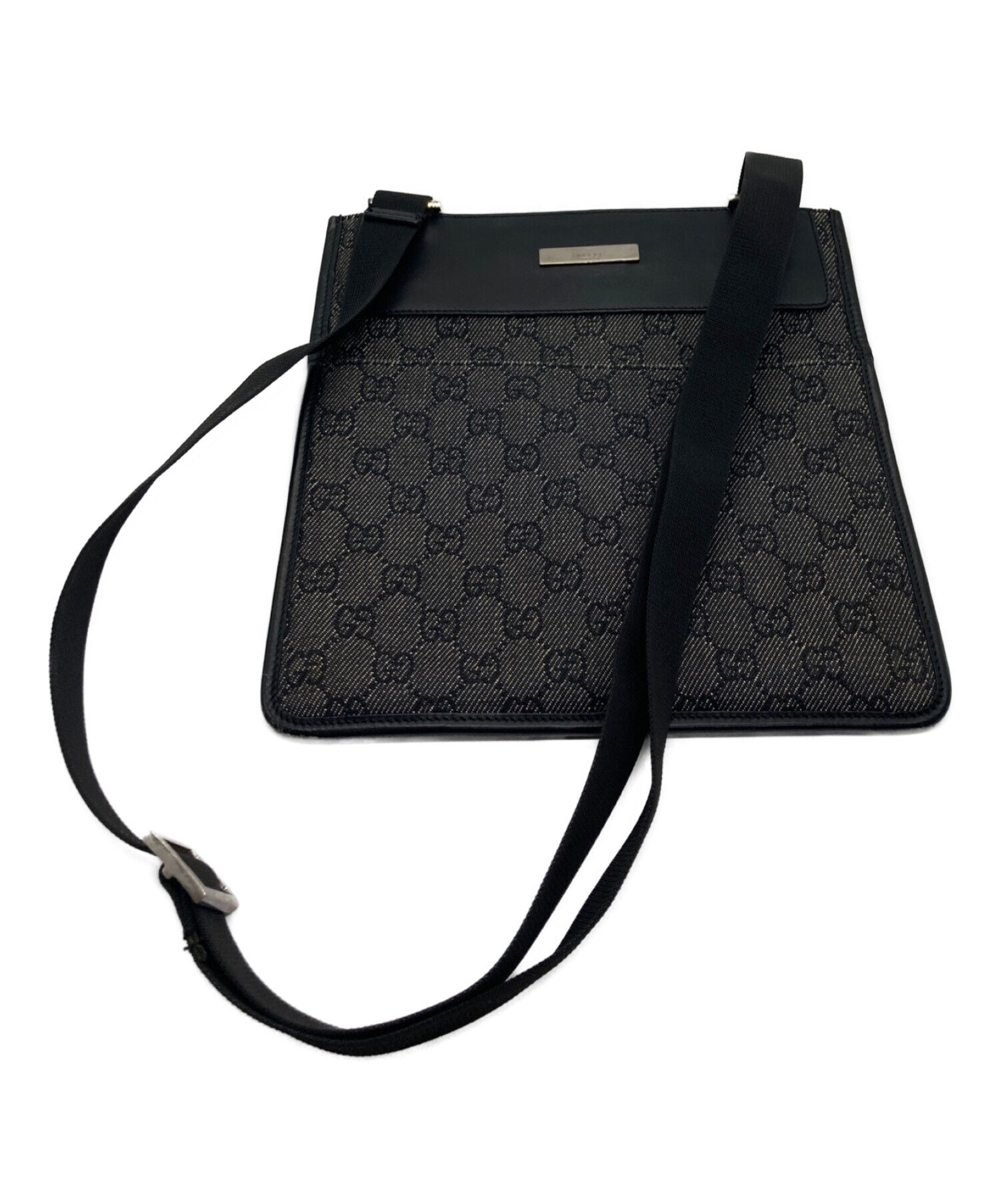 中古・古着通販】GUCCI (グッチ) ショルダーバッグ ブラック サイズ