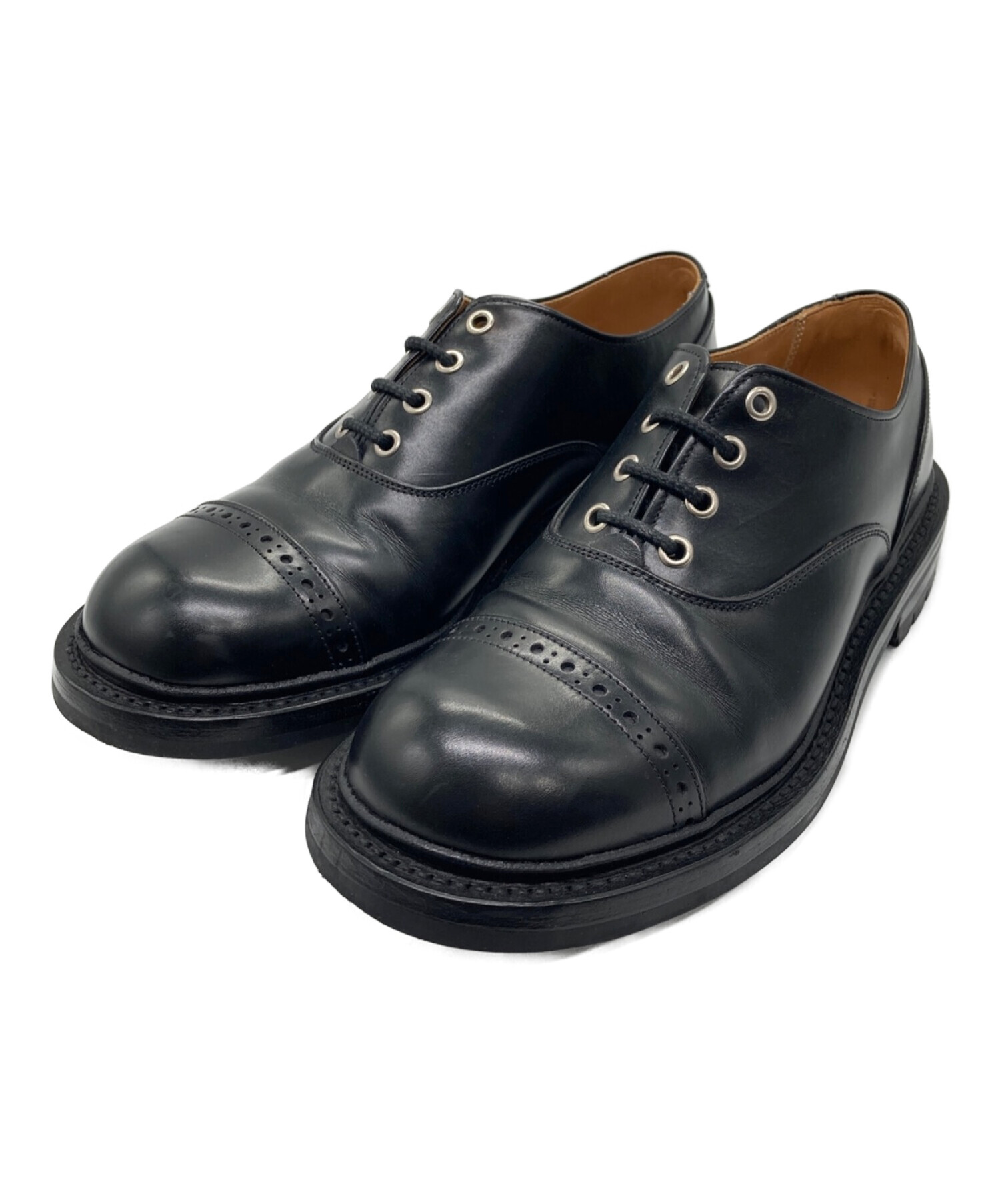 Quilp by Tricker's (クイルプバイトリッカーズ) Oxford Shoe 519 BLACK Bookbinder ブラック  サイズ:8.5