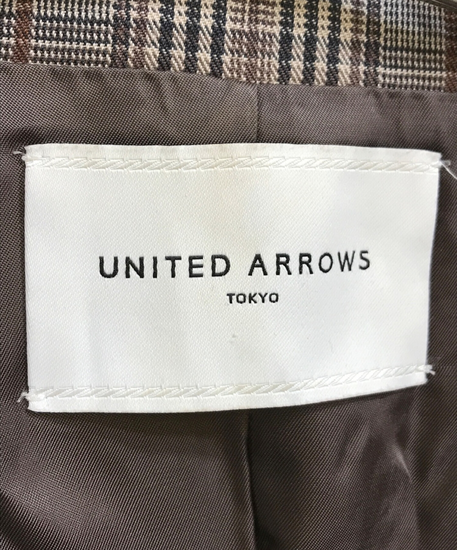 UNITED ARROWS (ユナイテッドアローズ) UWSC ダブルブレザージャケット ブラウン サイズ:38