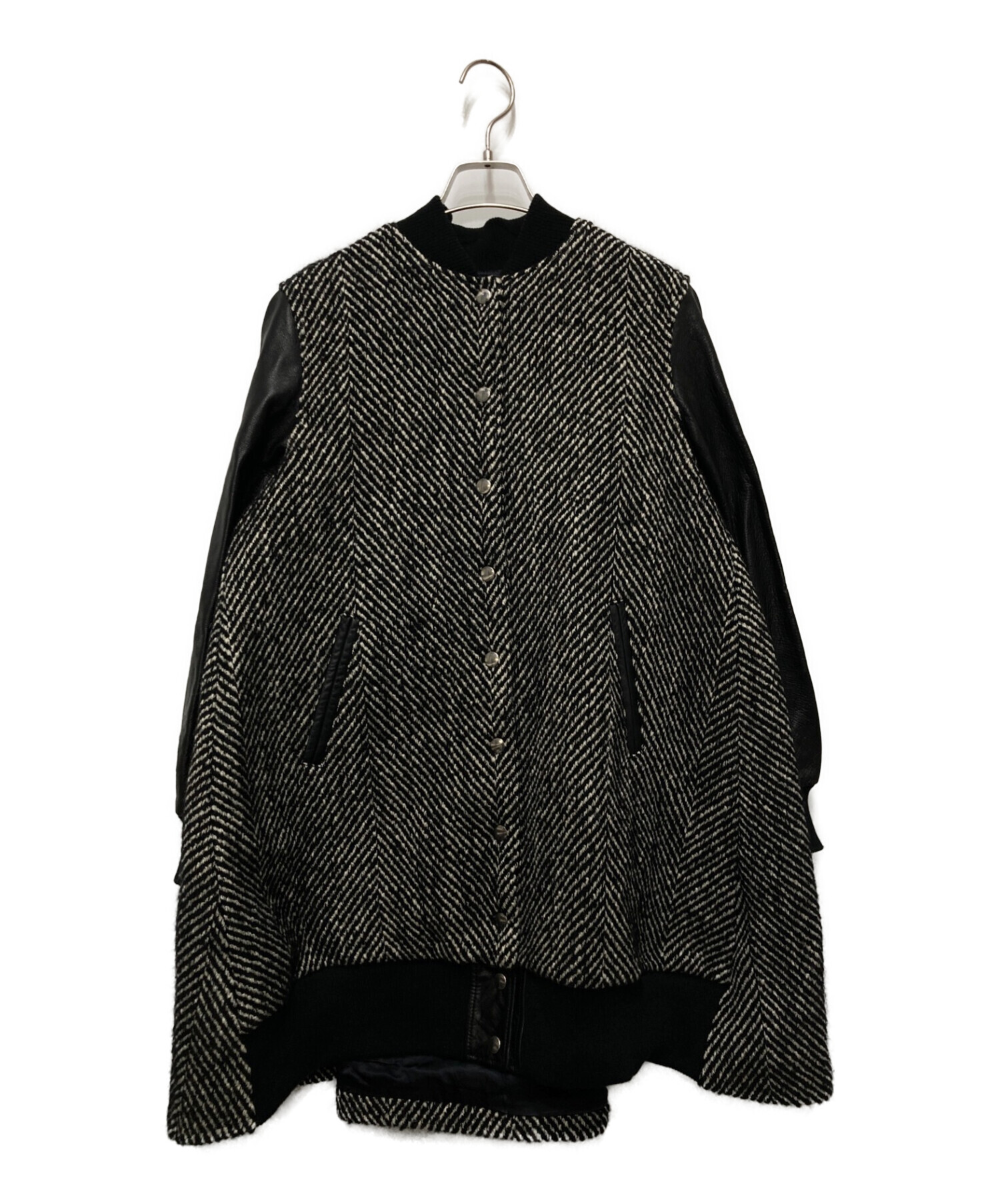 中古・古着通販】sacai luck (サカイラック) wool tweed leather