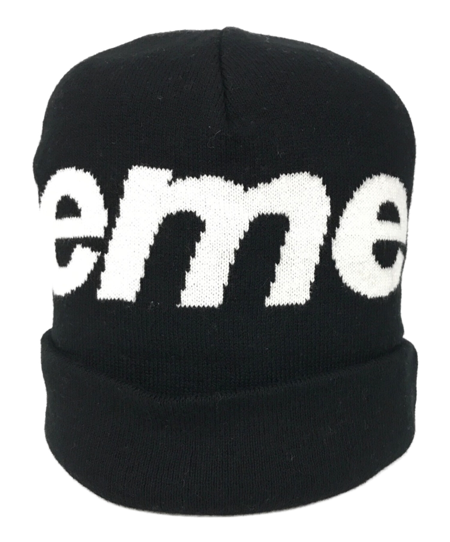 中古・古着通販】SUPREME (シュプリーム) Big Logo Beanie ブラック