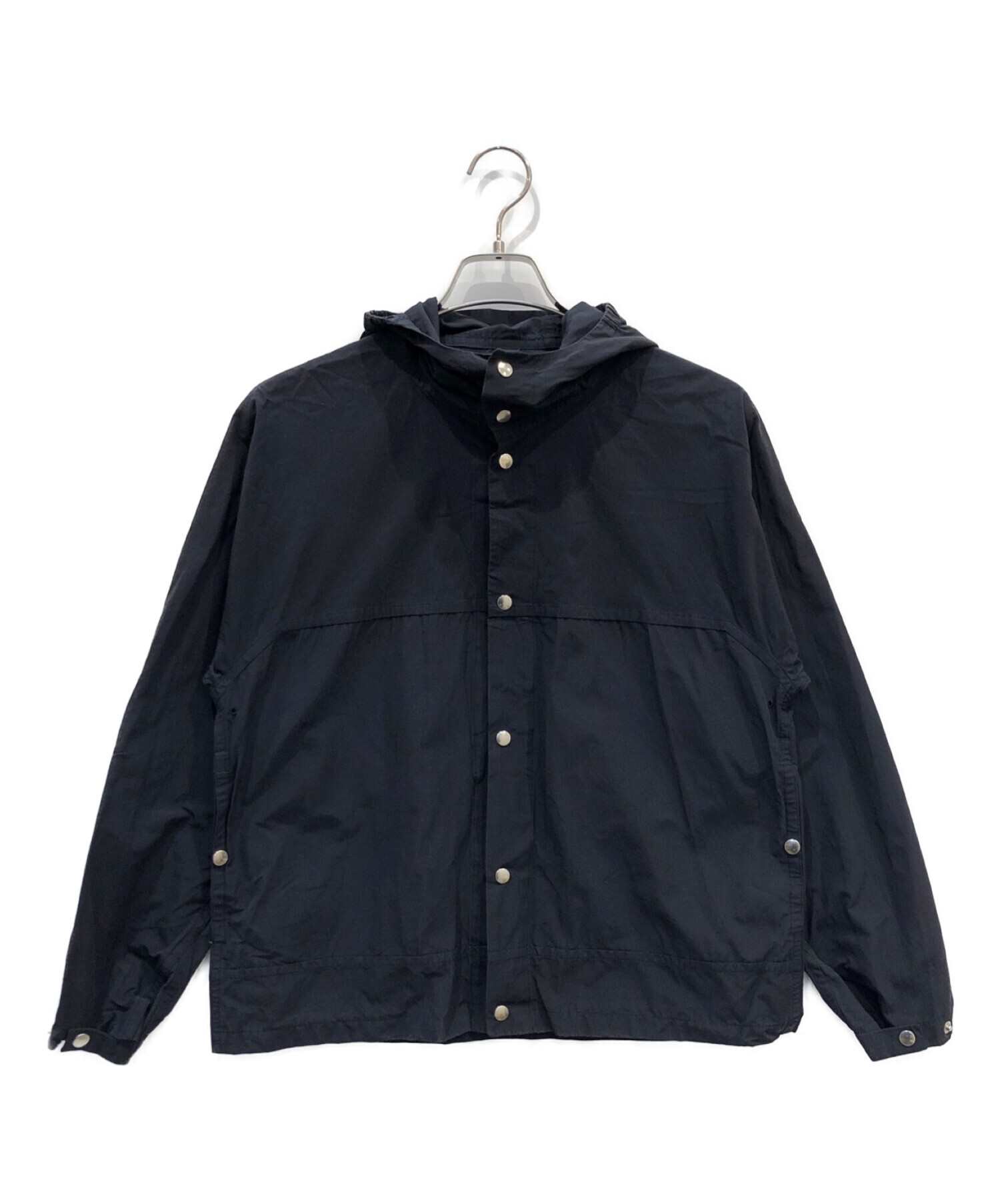 YAECA (ヤエカ) 60/40クロスフードシャツ ネイビー サイズ:SMALL