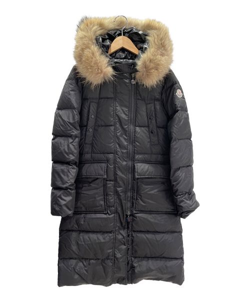 安い店の割引 モンクレール MONCLER ロング MELINA リアルファー