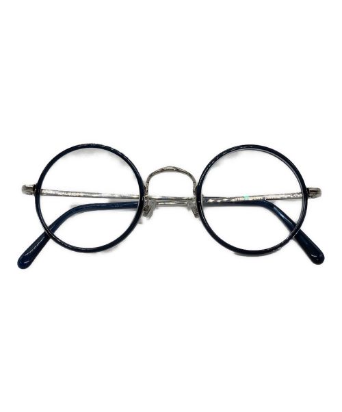眼鏡 白山眼鏡店 USED品 チタニウム ネイビー KR X4957