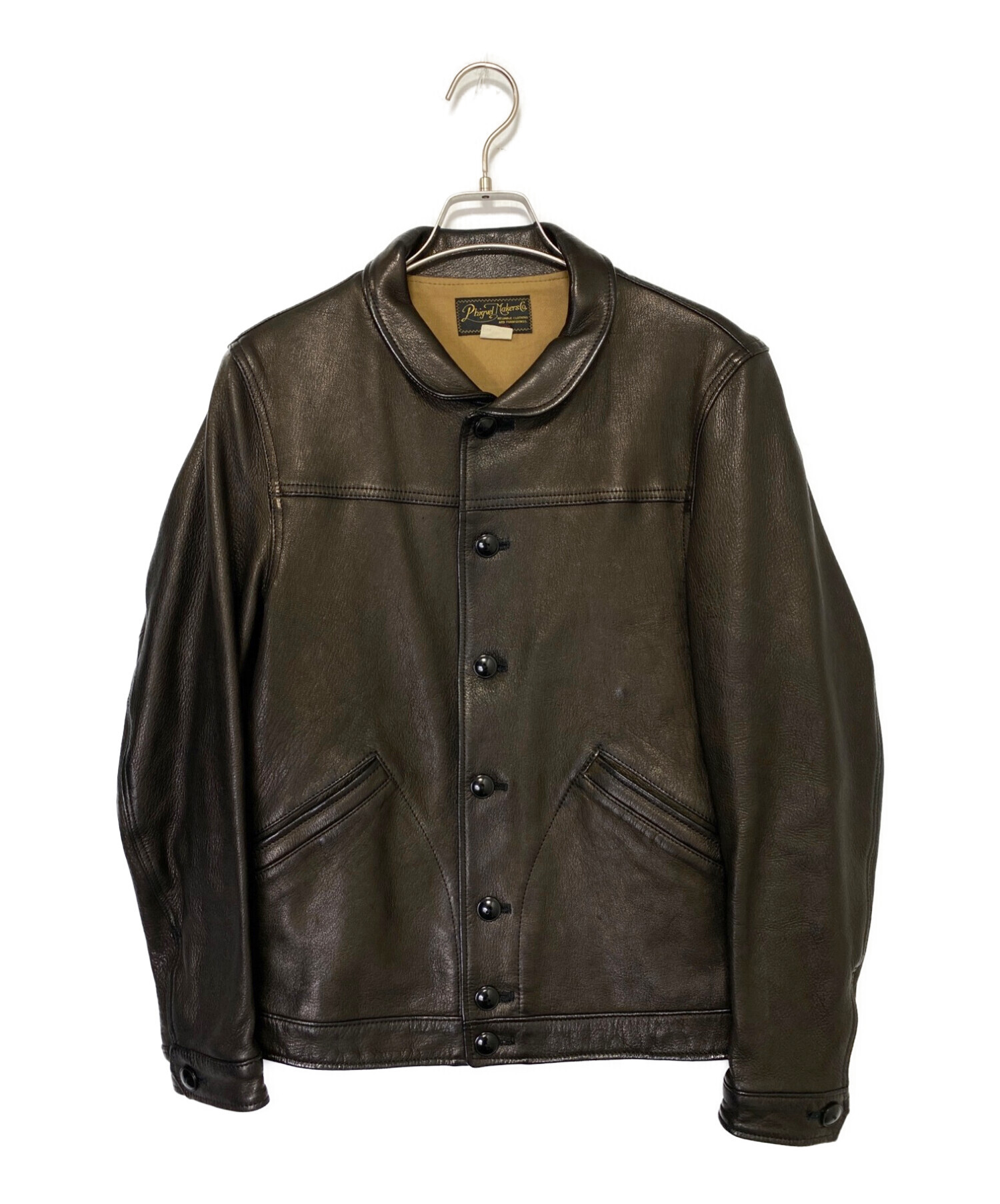 中古・古着通販】PHIGVEL (フィグベル) SPORTS LEATHER JACKET