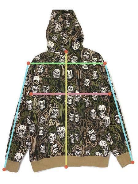 中古・古着通販】Warren Lotas (ウォーレンロータス) Skull Camo Hoodie オリーブ サイズ:L｜ブランド・古着通販  トレファク公式【TREFAC FASHION】スマホサイト