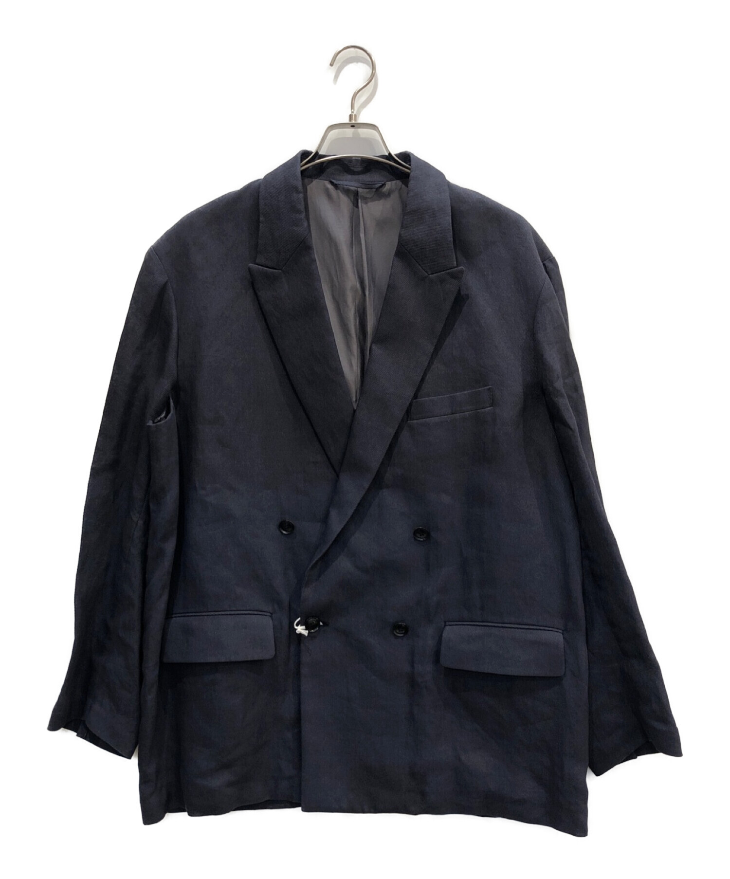 YOKE SIDE OPEN DOUBLE-BREASTED JACKET - テーラードジャケット