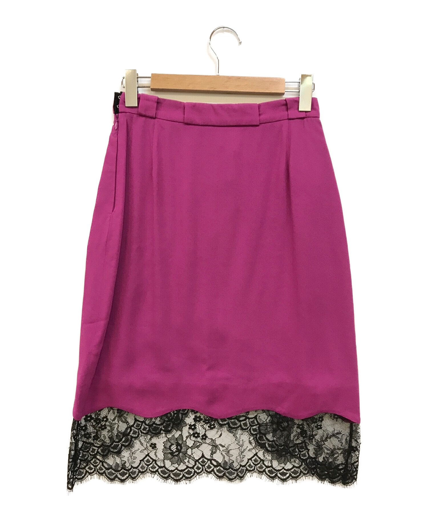 CARVEN (カルヴェン) 裾レーススカート ピンク サイズ:38