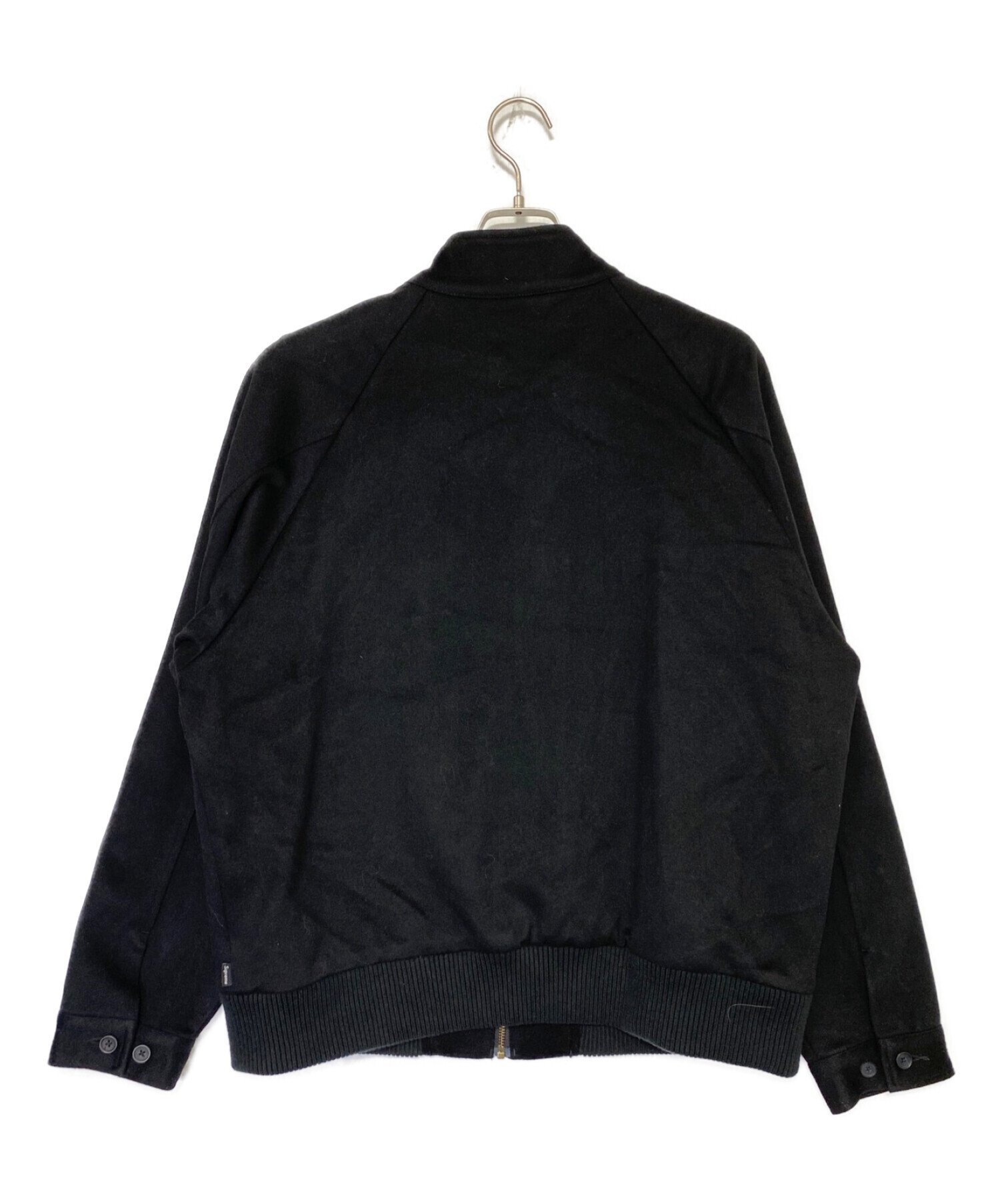 SUPREME (シュプリーム) Loro Piana Wool Harrington Jacket ブラック サイズ:Ｌ