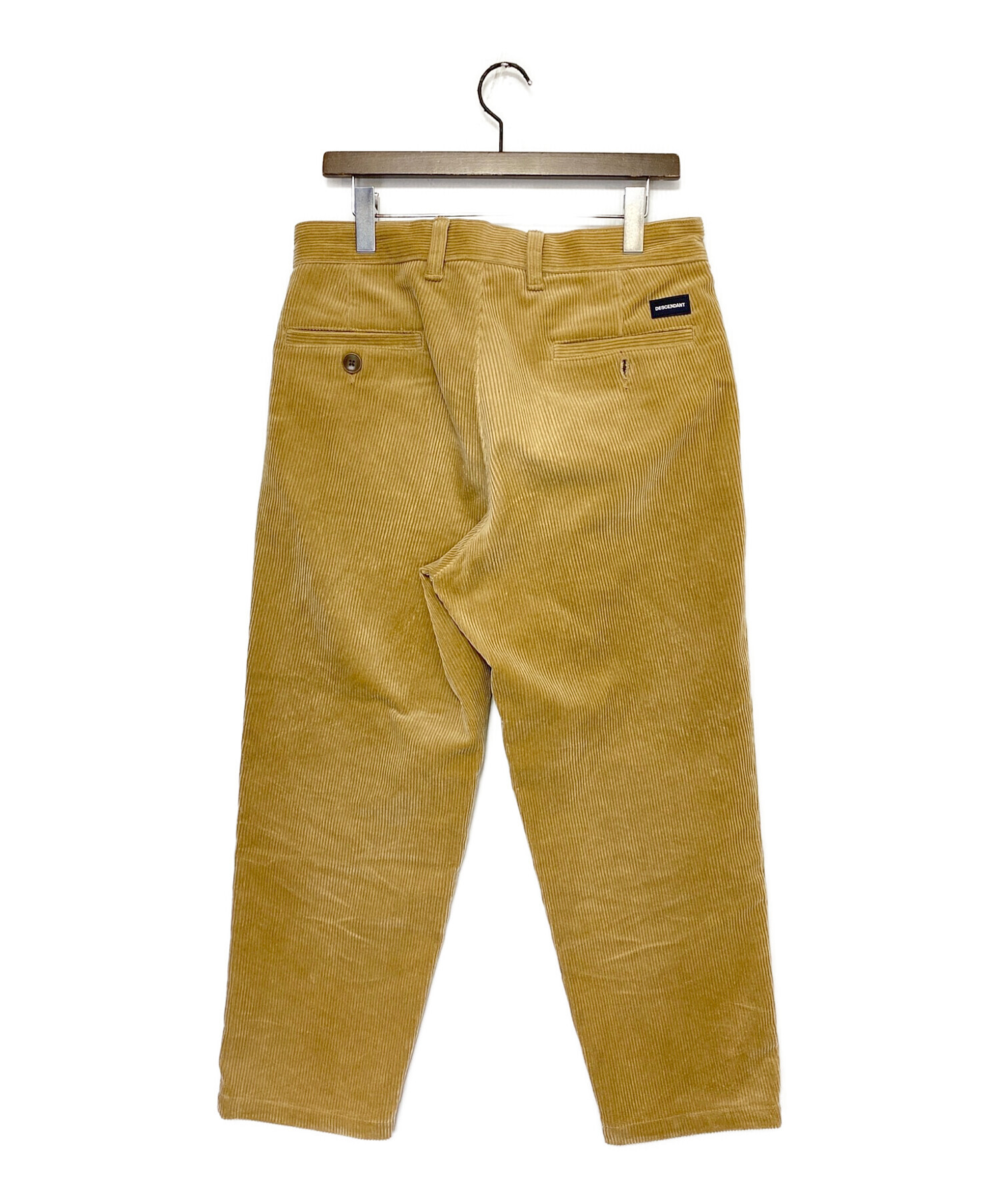 DESCENDANT (ディセンダント) DC-3 CORDUROY TROUSERS ベージュ サイズ:SIZE 2