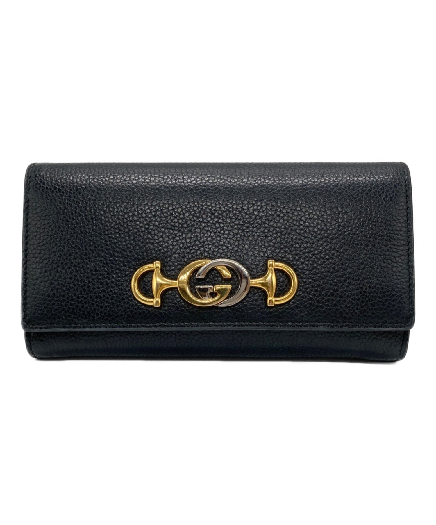 中古・古着通販】GUCCI (グッチ) コンチネンタルウォレット ブラック