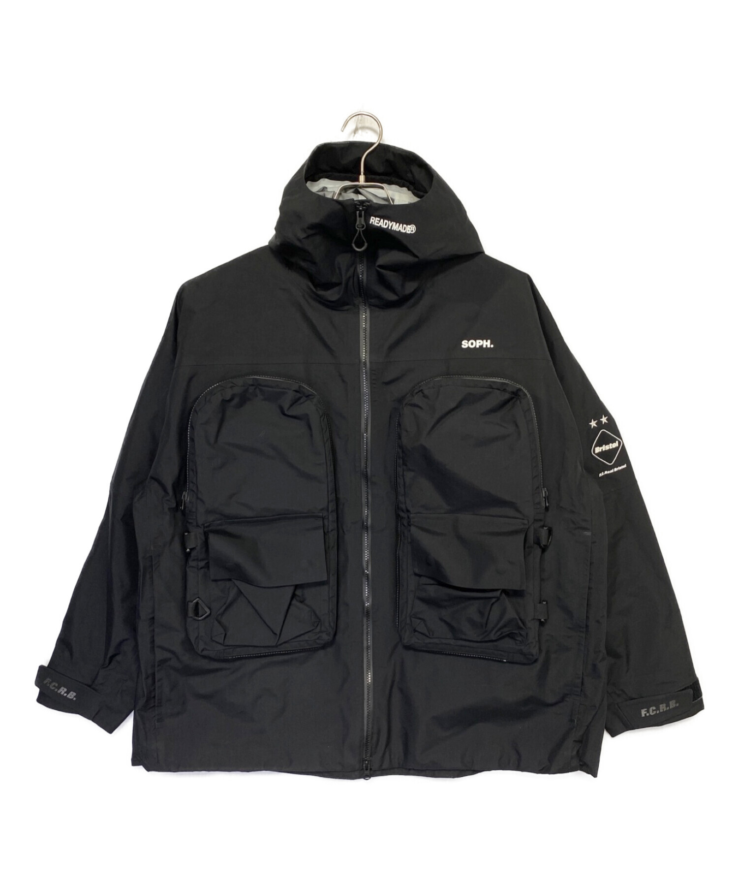 F.C.R.B. (エフシーレアルブリストル) 3L MULTI POCKET JACKET ブラック サイズ:M