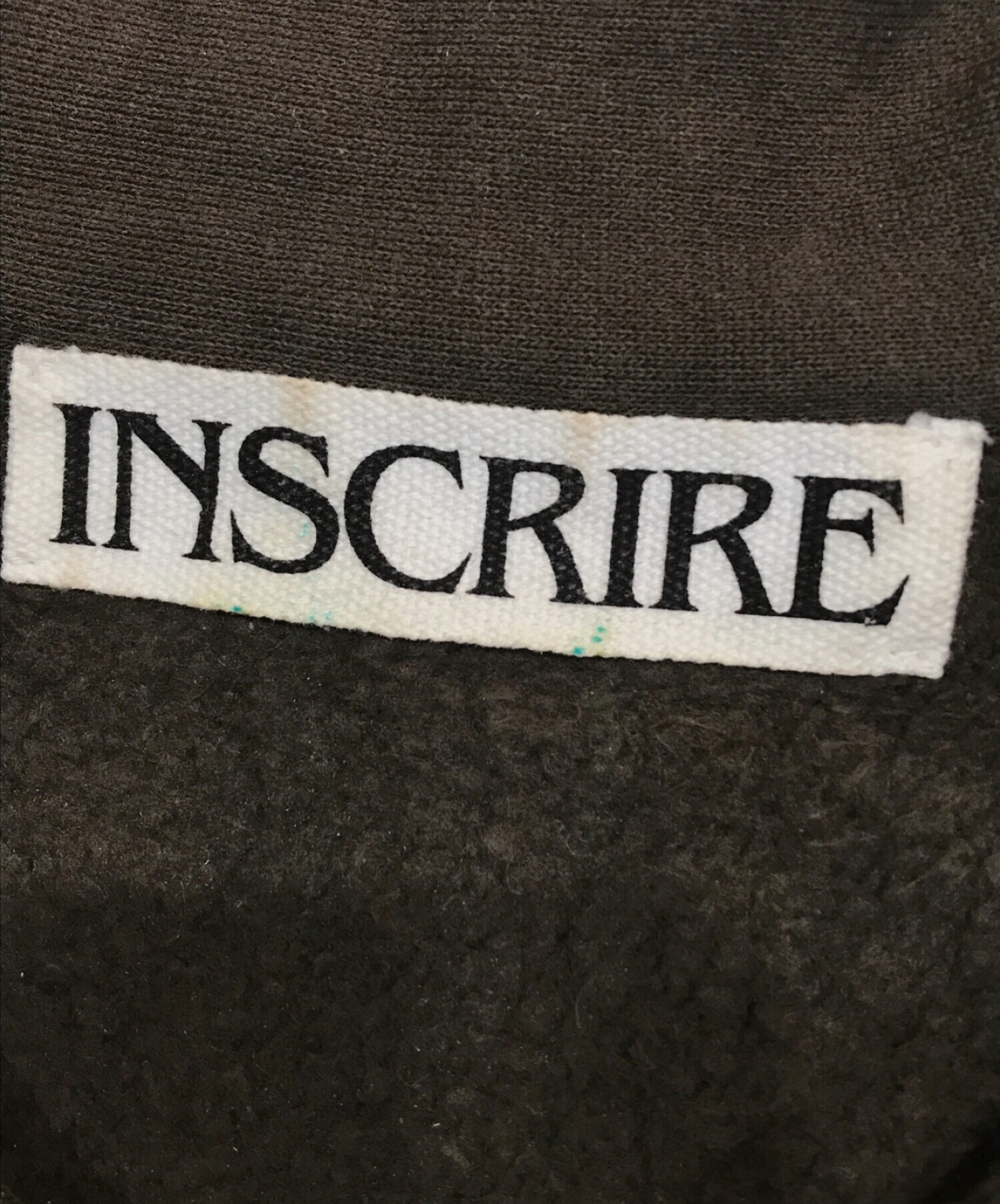 中古・古着通販】INSCRIRE (アンスクリア) 別注LOGOハーフジップ