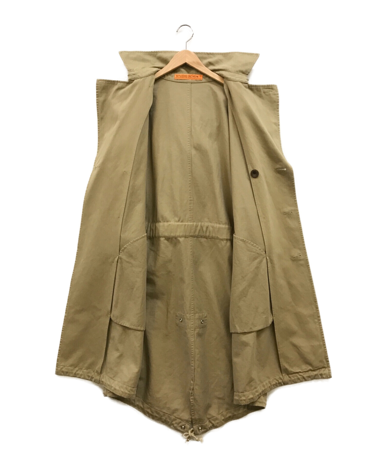 studio seven (スタジオ セブン) Front Trench Mods Coat ベージュ サイズ:M