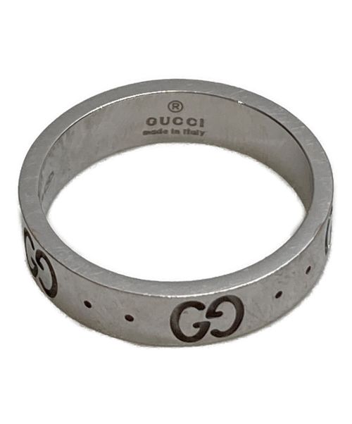 中古・古着通販】GUCCI (グッチ) アイコンリング シルバー サイズ:8号