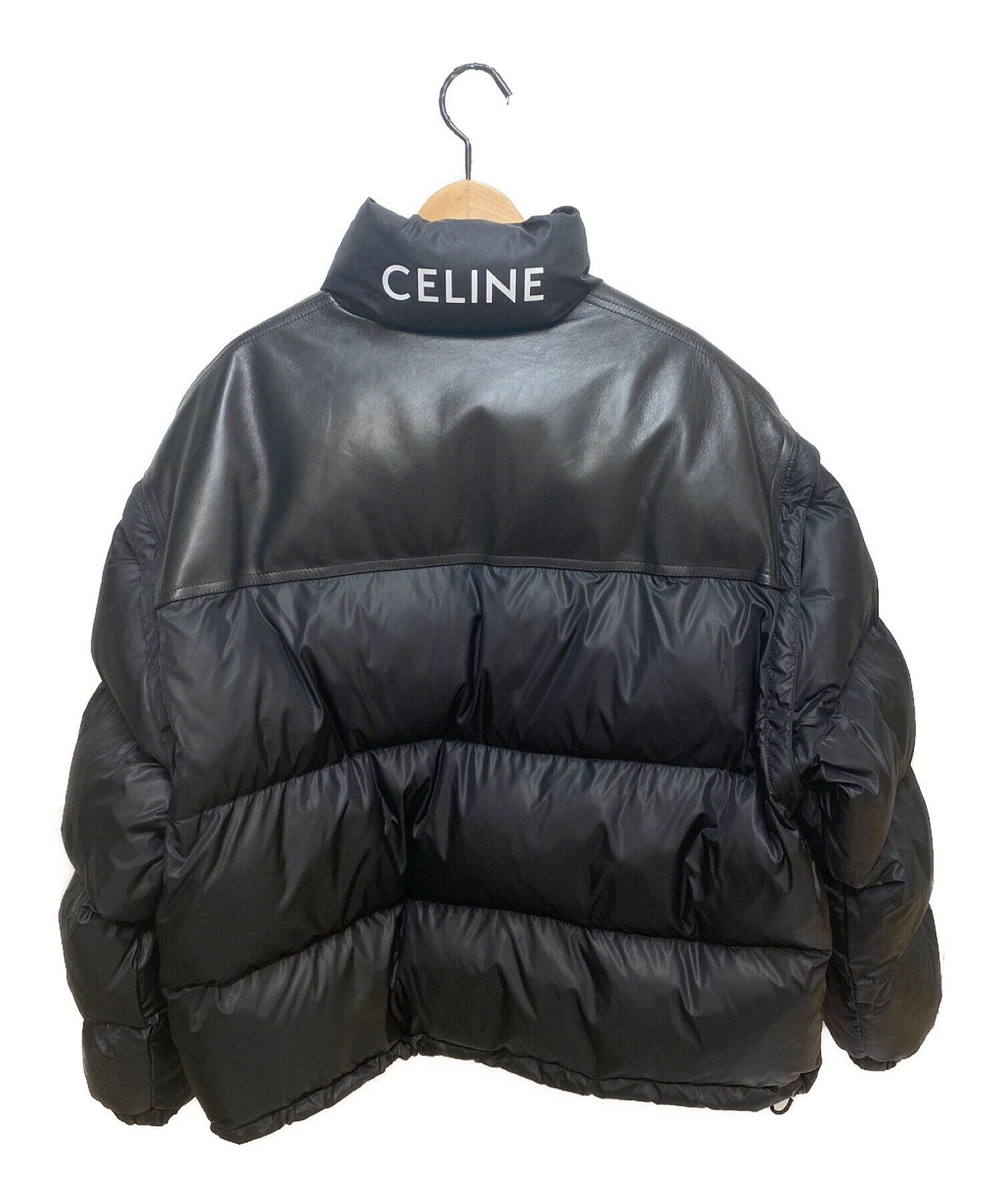 CELINE (セリーヌ) 21AW ルーズジャケット / 軽量マットナイロン ブラック サイズ:46