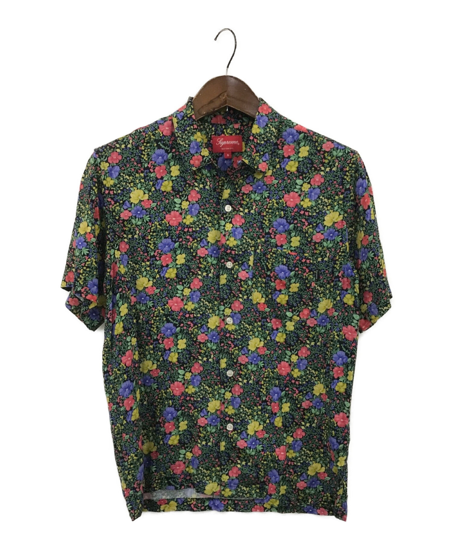 Supreme (シュプリーム) Mini Floral Rayon S/S Shirt サイズ:S