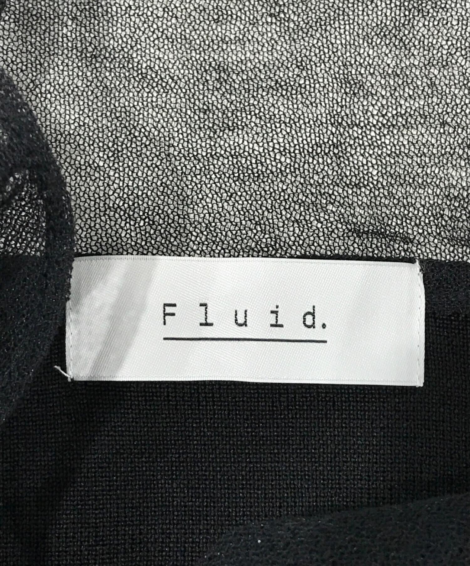 Fluid (フルイド) ドッキングワンピース ブラック サイズ:SIZE 2