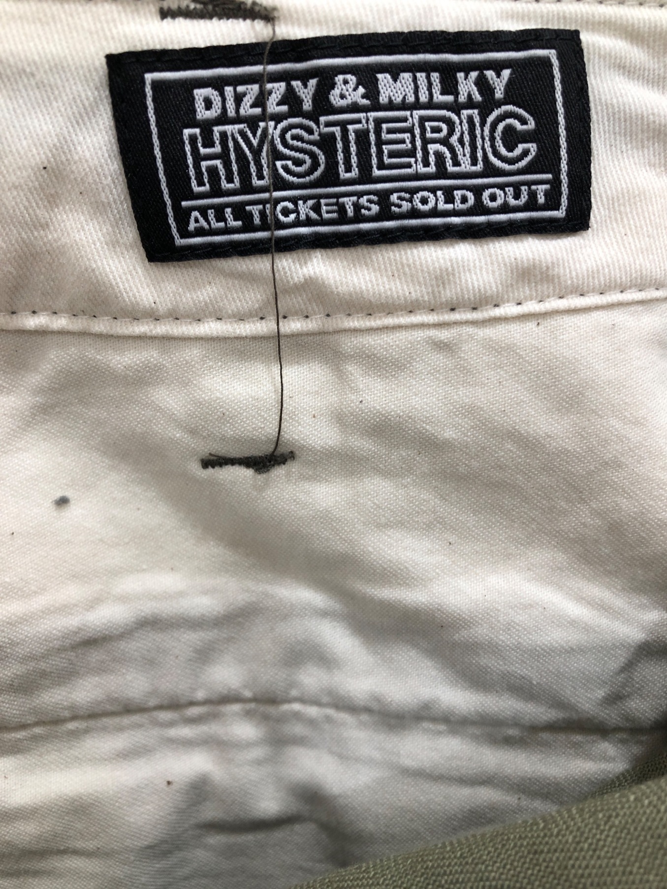 Hysteric Glamour (ヒステリックグラマー) マリンコープパンツ オリーブ サイズ:L