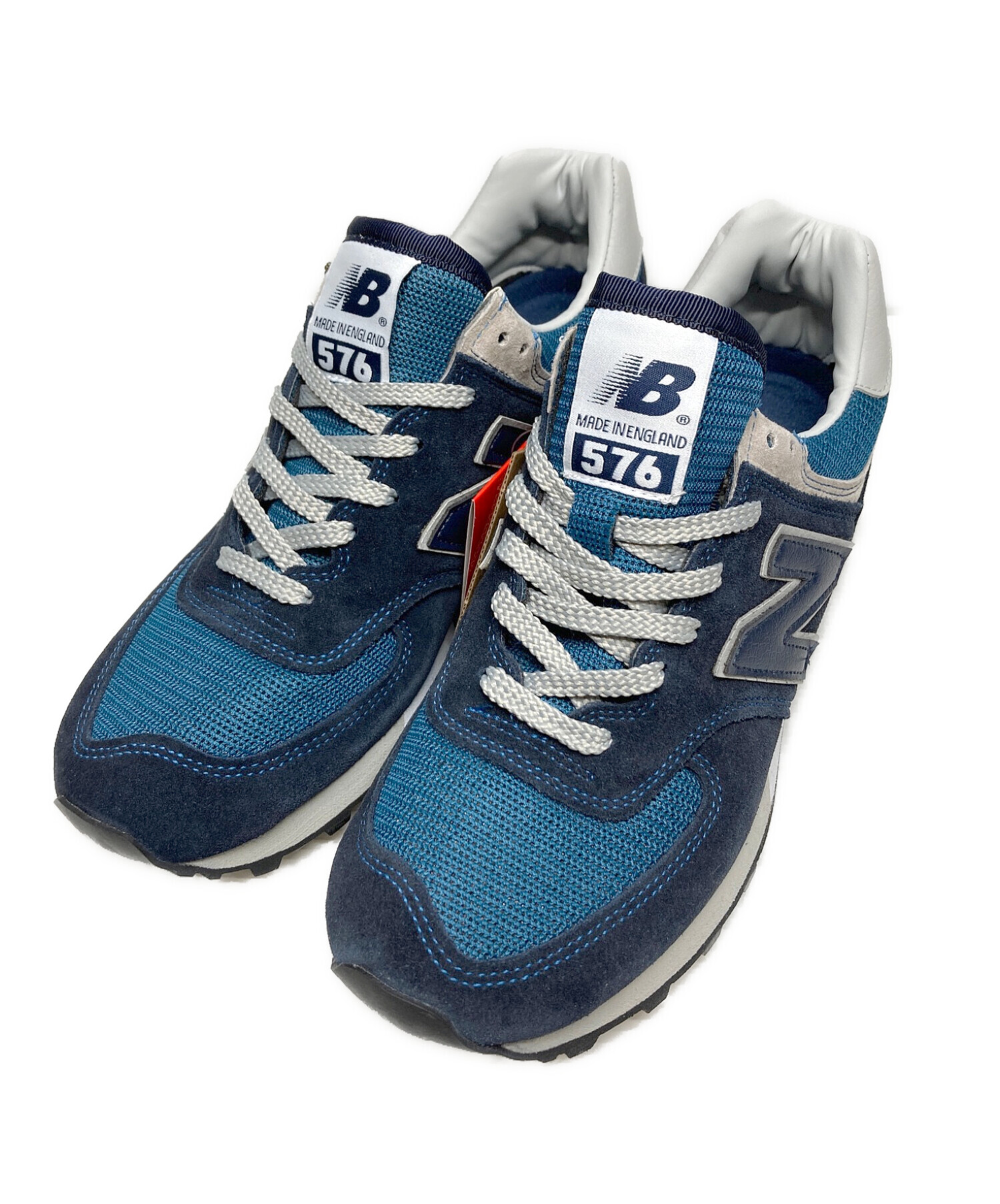 NEW BALANCE (ニューバランス) ローカットスニーカー ネイビー サイズ:26.5cm