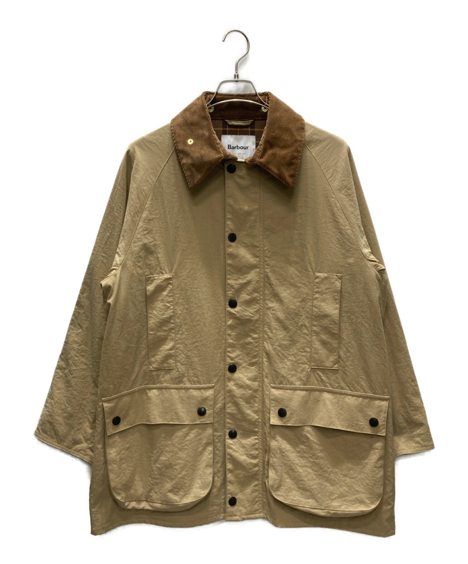 Barbour (バブアー) ノンワックスコットンジャケット ベージュ サイズ:38