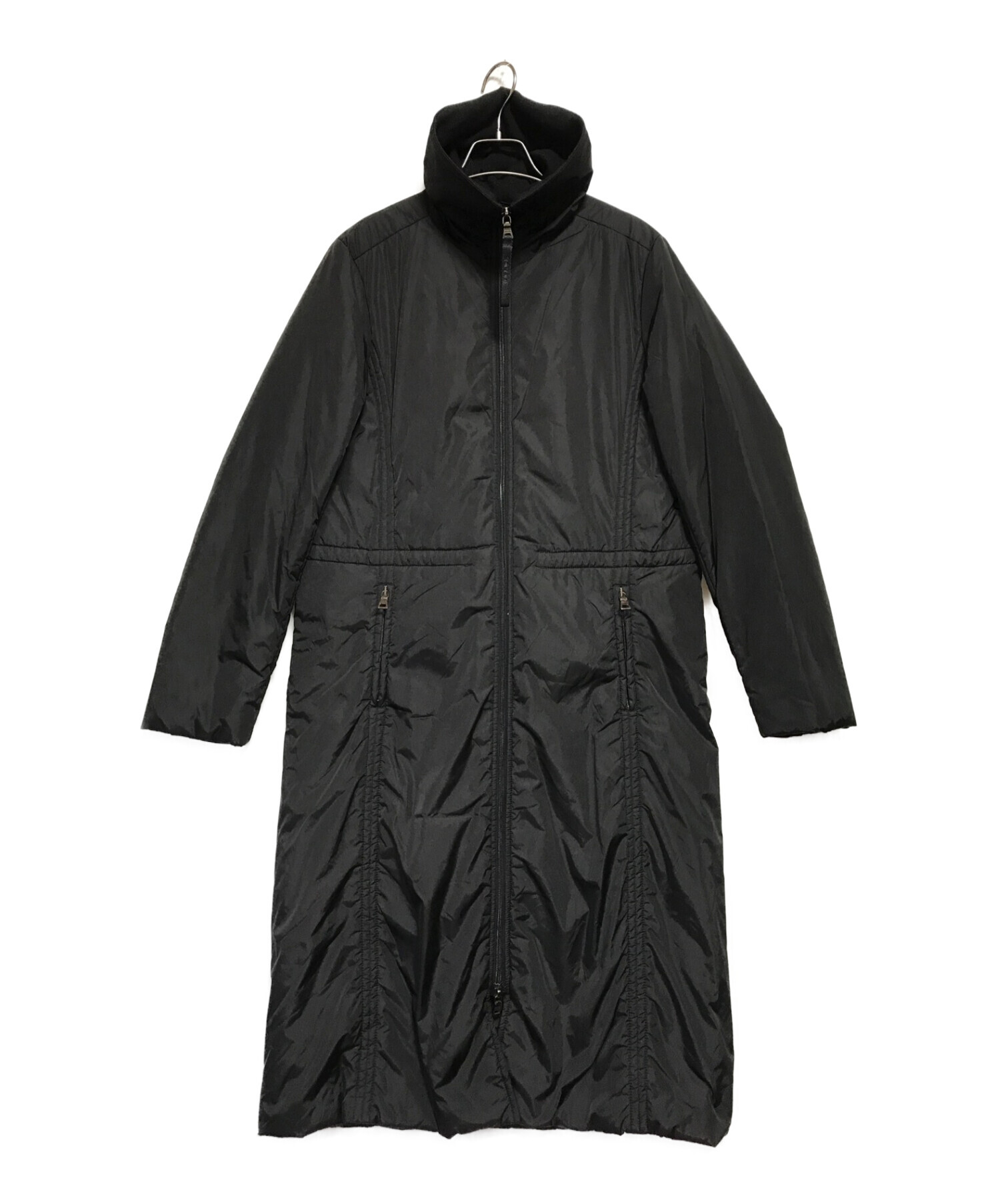 【極美品】PRADA プラダ ロングコート ブラック 40サイズ